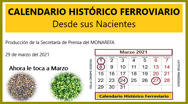 CALENDARIO MARZO